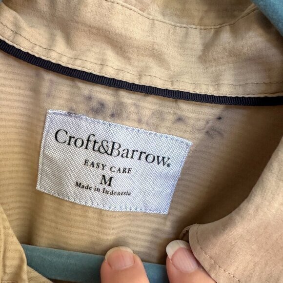 Croft & Barrow Men's Dress Shirt ‎ Size Medium - Picture 2 of 7